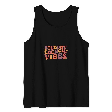 Discover Student Council Vibes School Student Council Tank Tops
