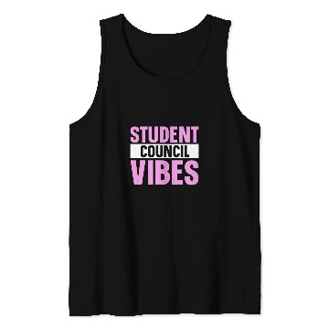 Discover Student Council Vibes 1 Tank Tops