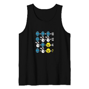 Discover Easter Order of Operations Quiz Math Teacher easter Egg Hunt 1 Tank Tops