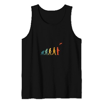 Discover Modellflieger Evolution Modellbauer Modellflugzeug Tank Tops