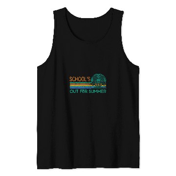 Discover Schools out for summer Teacher Summer 9 Tank Tops