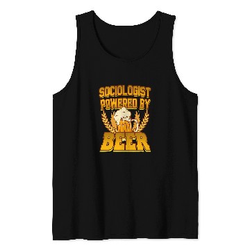 Discover Sociologist Powered By Beer Tank Tops