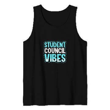 Discover Student Council Vibes 4 Tank Tops