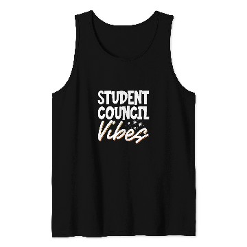 Discover Student Council Vibes 7 Tank Tops