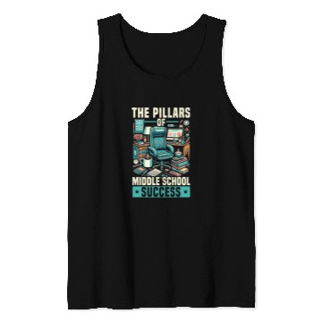 Discover Middle School Counselor Student Counseling Profession 1 Tank Tops