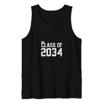 Discover vintages Class of 2034 Back to school Tank Tops