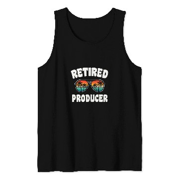 Discover Retired Producer Funny Retirement Congratulations Tank Tops