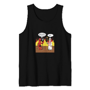 Discover Funny Catholic for Pope Skeptics Tank Tops