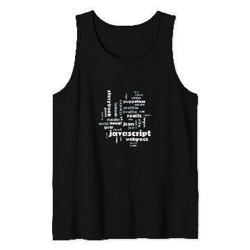 Discover Javascript Software Developer Frontend Engineer Tank Tops