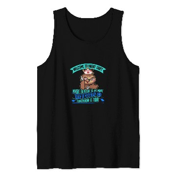 Discover Registered nurses Nursing Sloth Welcome To Night Shift nurses Tank Tops