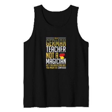 Discover German Teacher Germany Flag Language Lesson Student 7 Tank Tops