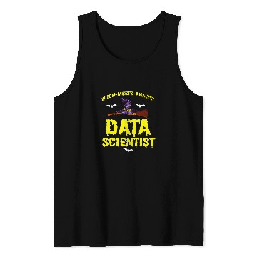 Discover Halloween Data Scientist Mining Analyst Statistics Data Nerd 2 Tank Tops