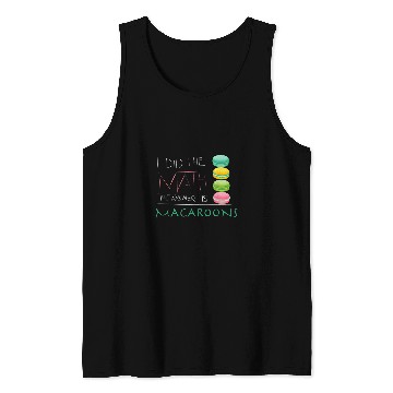 Discover The Answer Is Macaroons Funny Math Student Tank Tops