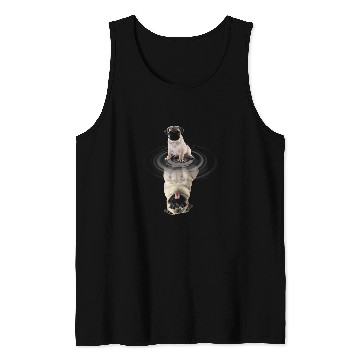 Discover Pug Lover Baby Reflection Mirror Stronger Pugs Dog Tank Tops