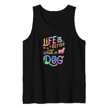 Discover Dog Cocker Spaniel Life is Better with my Dog Mom Dad Tank Tops