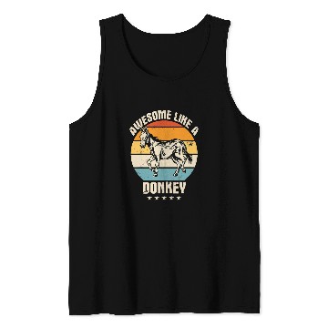 Discover Donkey Animal Tank Tops