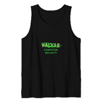 Discover Computer Security Funny Programmer Hackathon Costume Tank Tops