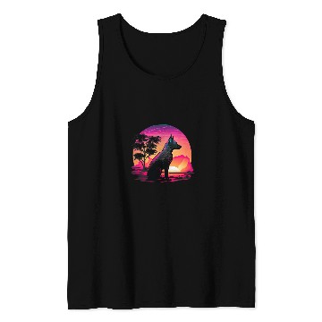 Discover Retro Aesthetic Thai Ridgeback dog Tank Tops