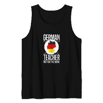 Discover German Teacher Germany Flag Language Lesson Student 11 Tank Tops