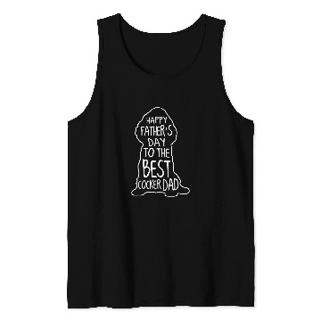 Discover Dog Cocker Spaniel Mens American Cocker Spaniel Dad Happy Fathers Day bests Dog Dad Tank Tops
