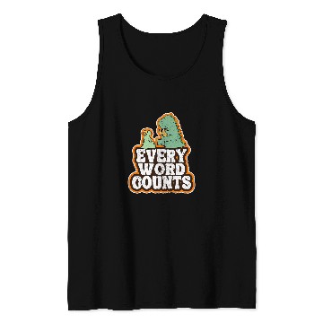 Discover Every Word Counts Speech Language Pathologist Speech Therapy Tank Tops