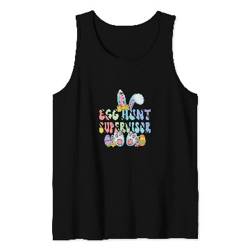 Discover Egg Hunt Supervisor Egg Hunter Matching Easter Rabbit Ears Tank Tops