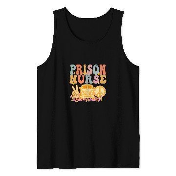 Discover Prison nurses Week Groovy Appreciation Day For Women Tank Tops