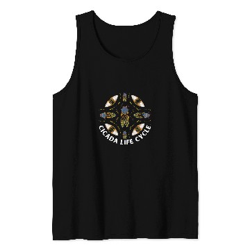 Discover From Egg to Singer Cicada Lifecycle Cicadas Transformation Tank Tops