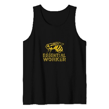 Discover Essential Worker Bee Lover Honey Beekeeper Tank Tops