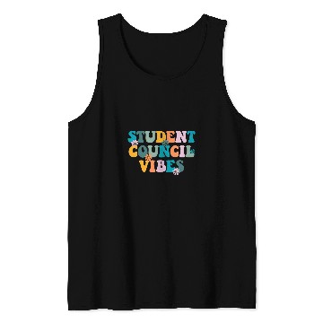 Discover Groovy Student Council Vibes School Student Council 2 Tank Tops