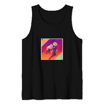 Discover Retro vintages Aesthetic Cavapoo Tank Tops