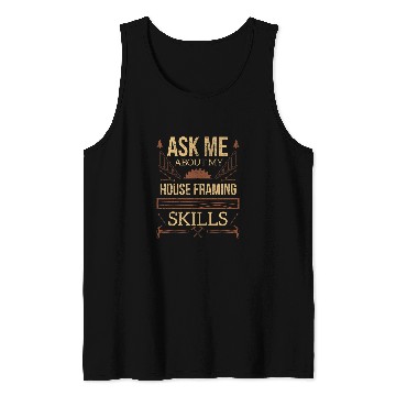 Discover Funny Carpenter Construction Woodworker Tank Tops