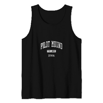 Discover Pilot Mound Iowa IA JS04 vintages Athletic Sports Tank Tops