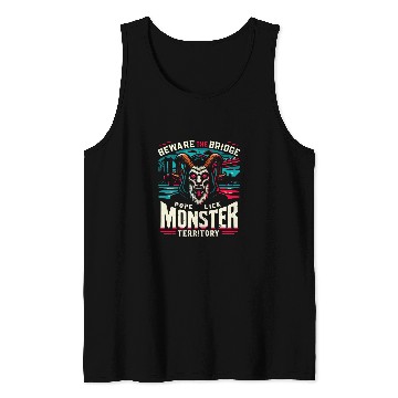 Discover Pope Lick Monster Legendary Creature Cryptozoology Cryptid 5 Tank Tops