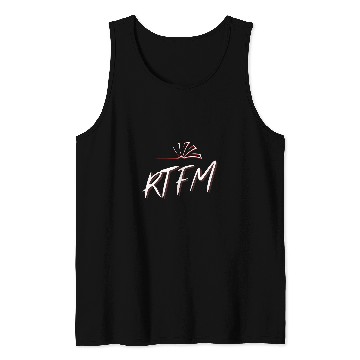 Discover RTFM Read the fuing Manual Programmer Geek Tank Tops
