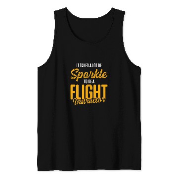 Discover Flight Instructor Pilot Aviation Trainer 47 Tank Tops