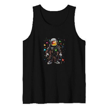 Discover Astronaut EDM Dance Festival Space Planets Solar System 11 Tank Tops