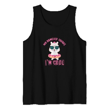 Discover Funny Hamster Lover Gift Hamster Tank Tops