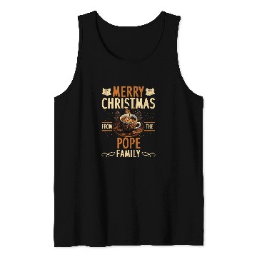 Discover Pope Family Christmas Costume Hot Chocolate Matching Party 1 Tank Tops