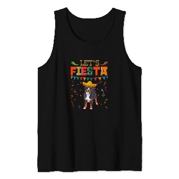 Discover Mexican Cinco De Mayo Fiesta Lets Fiesta Bernese Mountain 3 Tank Tops