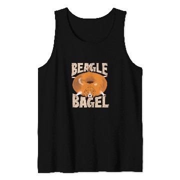Discover Beagle Bagel Dog Owner Animal Lover Veterinarian Tank Tops