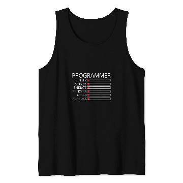 Discover Software Engineer with the inscription Programmer Tank Tops