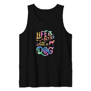 Discover American Foxhound Life is Better with my Dog Mom Dad Tank Tops