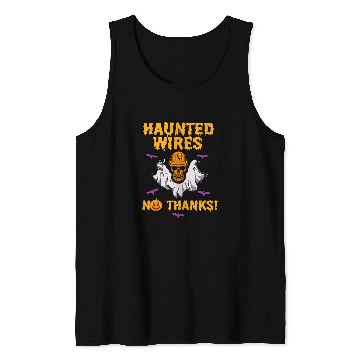 Discover Halloween Electrician Powerline Electrical Tools Electricity 6 Tank Tops
