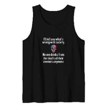 Discover Skeletons Skulls Wrong Society Drink From The Skull Tank Tops