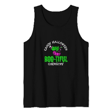 Discover Halloween Candy Lover Lollipops Sweet Tooth Candy Bar Tank Tops