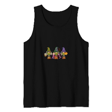 Discover halloween gnomes gnome witch hat hello fall vibes Tank Tops