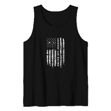Discover American Flag Legends Car Racing vintages Legends Car Racing Tank Tops