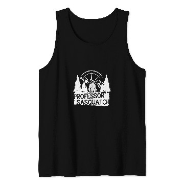 Discover Professor Bigfoot Sasquatch Unique Tank Tops