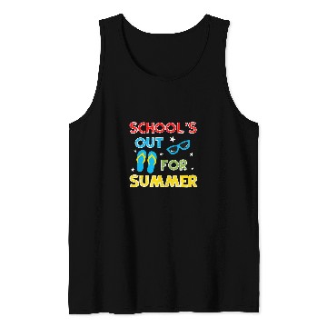 Discover Schools Out For Summer Teacher Summer 3 Tank Tops